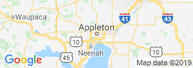 Appleton map